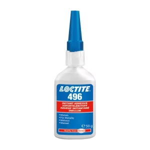 LOCTITE® 496 метилцианоакрилатний клей для металів, прозорий