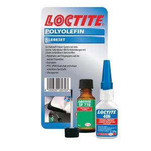 LOCTITE® 406 / LOCTITE® SF 770 KIT набір для склеювання пластиків PP, PTFE, PE..